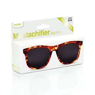 MustachifierTortoise Sunglasses Age 3-6 แว่นกันแดดลายกระ