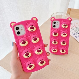 เคสโทรศัพท์ซิลิโคนนิ่ม ลายการ์ตูนหมีน่ารัก สําหรับ OPPO A92 A53 A16 A15 A54 A31 A5 A9 2020 Reno 2 Reno 4 Reno 5 Pro Reno 6 Pro A83 A57 A39 A3s A12e A5s A7 A12 F9 F11 Vivo S1 V20 Pro Y20 Y12s Y12d Y19 Y17 Y15 Y12 Y11 V9 X50 Pro X60 Y81 Y83 Y91c V5s Y66 3D