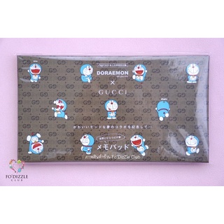 (พร้อมส่งของแท้!) ♥︎ Doraemon x GUCCI Memo Pad Limited Edition!! มาพร้อมกับนิตยสารญี่ปุ่น "Oggi 編集部" ฉบับ มีนาคม 2021