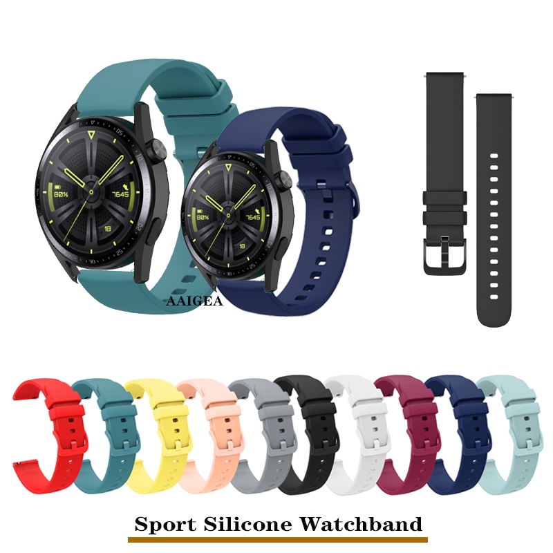 สายนาฬิกาข้อมือซิลิโคน แบบเปลี่ยน สําหรับ Huawei Watch GT4 GT3 SE Pro GT2 42 มม. 46 มม. GT 2 2e 3 4