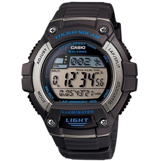 Casio นาฬิกาข้อมือ - รุ่น Solar Power W-S220-8A Black