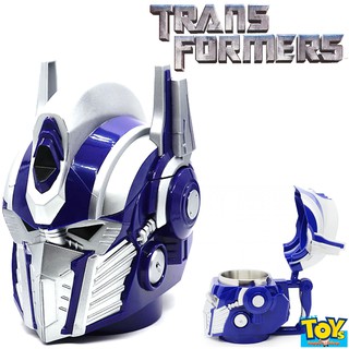 แก้วน้ำออฟติมัสเก็บความร้อนและเย็นดีไซน์พิเศษพร้อมฝาปิด  Transformers Optimus Cup Limited Edition