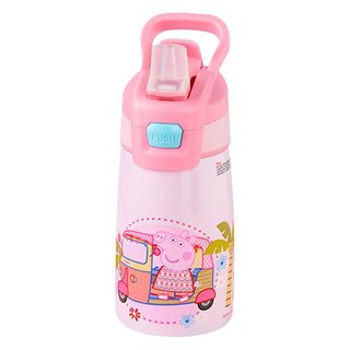 อุปกรณ์จัดเก็บในครัว กระบอกน้ำเด็ก 350 มล. PEPPAPIG SPORT สีชมพู