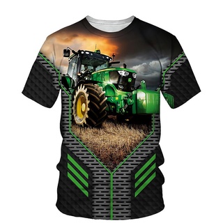 เสื้อยืดลําลอง แขนสั้น พิมพ์ลาย Fendt 3D โอเวอร์ไซซ์ แฟชั่นสําหรับผู้ชาย และผู้หญิง เหมาะกับการเล่นกีฬา