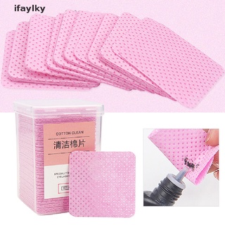 [IAY] 200pcs Lint Free Paper Cotton Wipes Eyelash Glue Remover Makeup Clean Pads HKZ