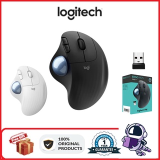 Logitech เม้าส์ ERGO M575 Wireless Bluetooth Mouse Ergonomic Design CAD Trackball Mouse