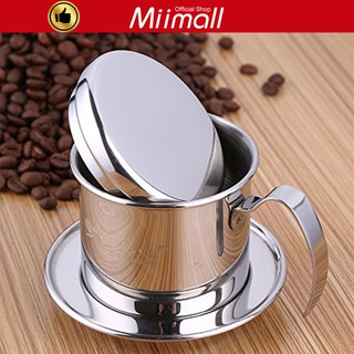 Stainless Steel Vietnamese Coffee Pot/Coffee Cup/Coffee Drip Filter Maker Pot for Coffee Accessories