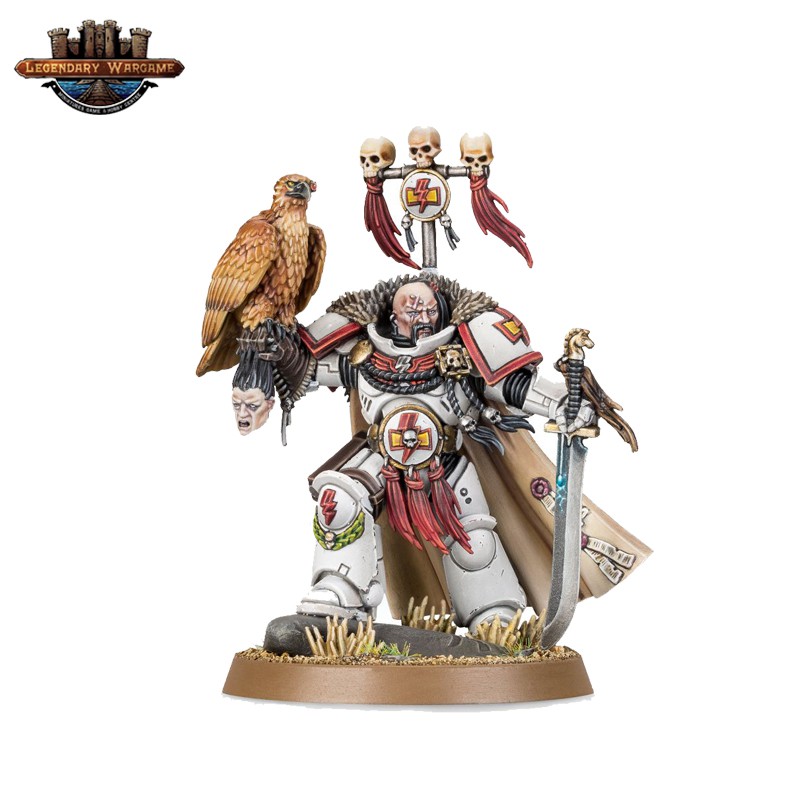 [GW พร้อมส่ง] WARHAMMER 40K: SPACE MARINES: WHITE SCARS: KOR'SARRO KHAN โมเดลเกมสจำลอง