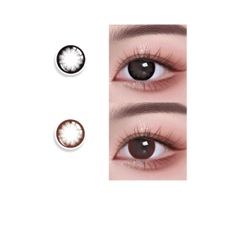 Midroo【COD】คอนเทคเลนส์รายเดือนคอนแทคเลนส์ บิ๊กอาย kawaii (Wink) BLACK RING 1คู่-14.0mm/14.2mm