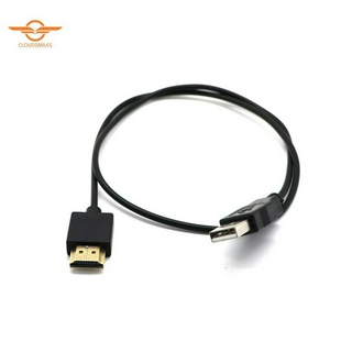 ( Ready Stock ) Hdmi 1 . 4 Male To Usb 2 . 0 ปลั๊กอะแดปเตอร์เชื่อมต่อสายเคเบิ้ลชาร์จ