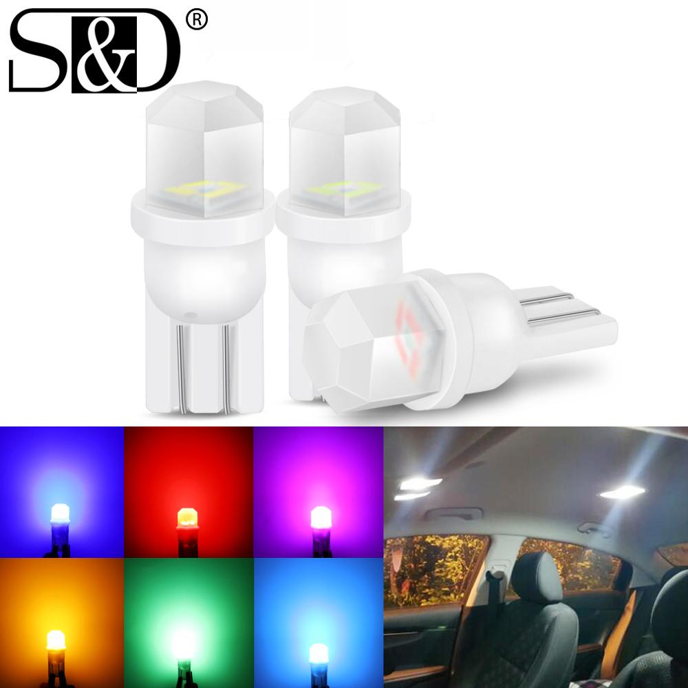 หลอดไฟเลี้ยว Led T10 W5W WY5W 501 168 192 คุณภาพสูง สําหรับจอดรถยนต์ 1 ชิ้น