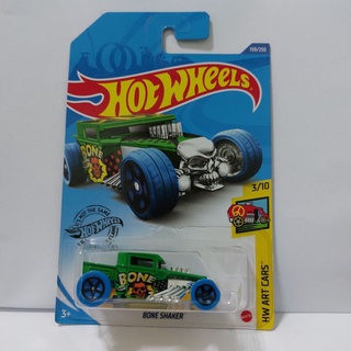 รถเหล็ก Hotwheels BONE SHAKER สีเขียว (ib013)oh