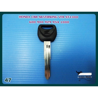 HONDA CBR SILVERWING VFR ST1300 600 900 929 954 1000 BLANK KEY (47) // กุญแจเปล่า กุญแจรถมอเตอร์ไซค์ ฮอนด้า