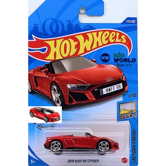 Hot Wheels basic 2019 Audi R8 Spyder GHF93 รถโมเดล