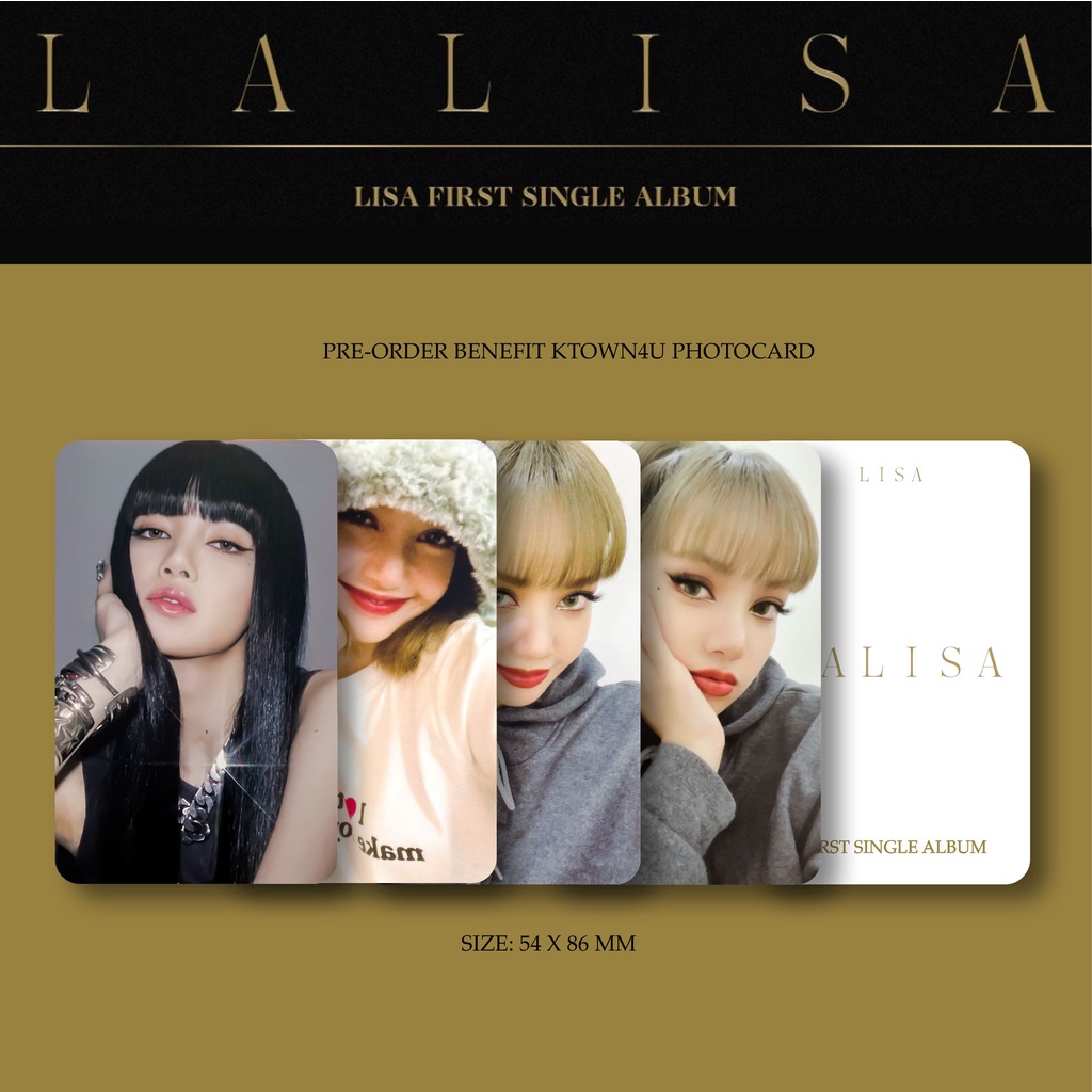 [Photocard] Blackpink Lisa - Lalisa Ktown4u POB
