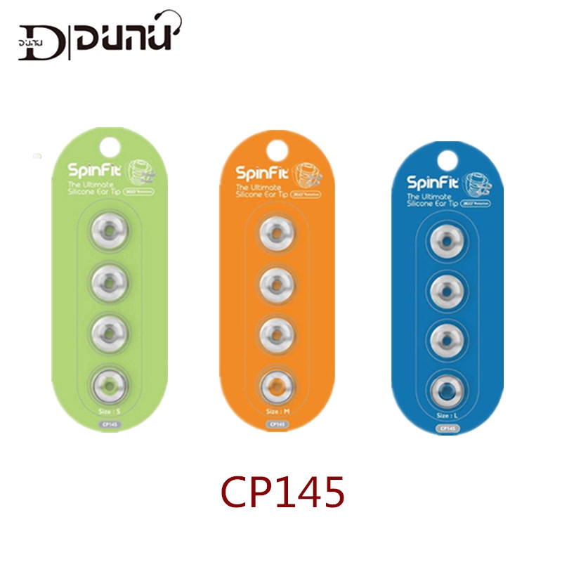 Spinfit CP145 หัวฉีดหูฟังอินเอียร์ ซิลิโคน หมุนได้ 360 องศา สําหรับหูฟัง kz TRN