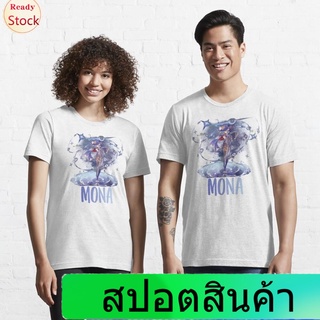 Illicit เสื้อยืดกีฬา genshin impact Mona Essential T-Shirt Popular T-shirts