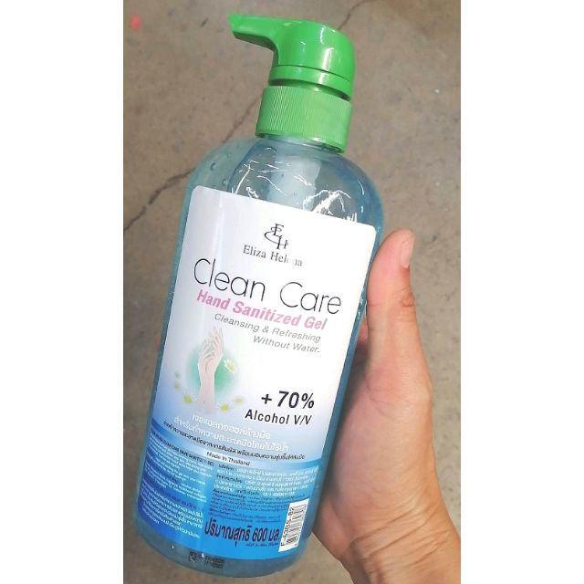 (600ml)​ Clean​ Care​ Hand​ Sanitized Gel.​ Cleansing &amp;​ Refreshing​ Without Water +70%Alcoh v/v