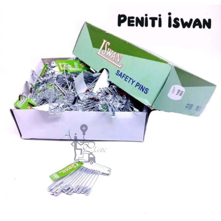 AIO Plastic-Swan Pin Set Large Small Medium 12pcs 3in1