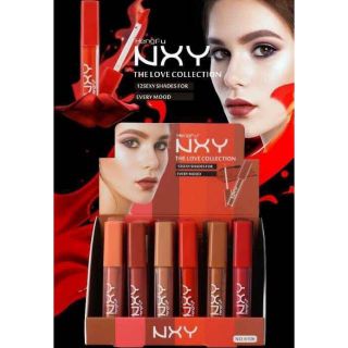 ลิปแมท เนื้อแมทลิปกลอสNXY ของแท้☑️☑️ มี12สี