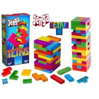 Jenga Tetris เกมตึกถล่ม แบบเทอติส สนุก มันส์ ปาร์ตี้เกม เกมสำหรับครอบครัว ของเล่นสำหรับทุกวัย