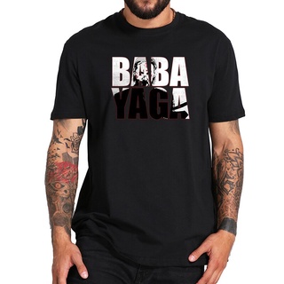 เสื้อผ้าผชเสื้อยืดแขนสั้นลําลอง ผ้าฝ้าย 100% พิมพ์ลาย John Wick BABA YAGA ระบายอากาศ สําหรับผู้ชาย ไซซ์ EUS-5XL