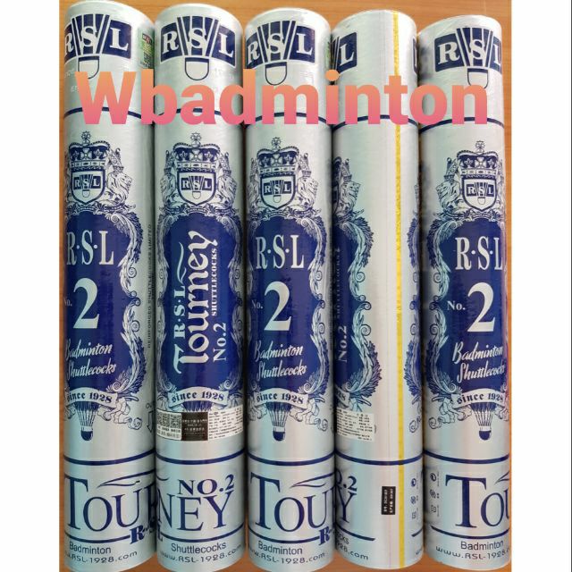 ลูกแบด RSL  No.2 (สีเงิน)Speed 76 แท้ 100% EnTe