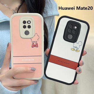 Leather snoopy เคส Huawei Mate20 Pro Soft Case Mickey Minnie P30 Pro Phone Cover P40 Pro เคสโทรศัพท์ แบบนุ่ม