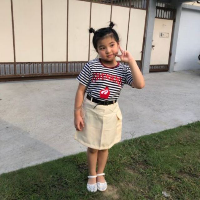 ชุดพนักงาน swensen size 6-8 ขวบ พร้อมส่ง