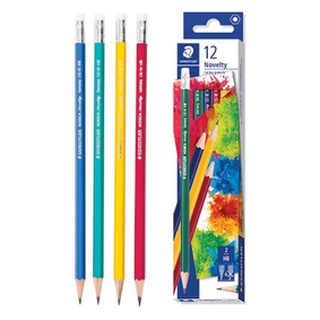 Staedtler ดินสอดำ ดินสอไม้ HB (กล่อง 12 แท่ง) Novelty 132 45 C12