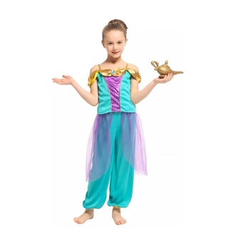 ชุด แฟนซี เจ้าหญิงจัสมิน เจ้าหญิงอาหรับ สำหรับเด็ก ฮาโลวีน Arabian Fantasy Jasmine Princess Fancy Kid Costume Halloween