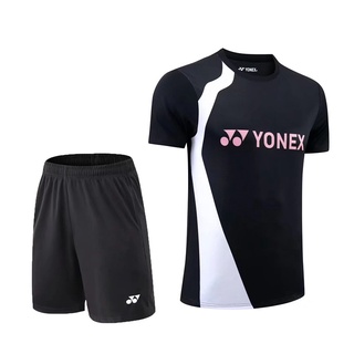 Yonex ชุดเสื้อกีฬาแขนสั้น ลายแบดมินตัน เหมาะกับฤดูร้อน สําหรับผู้ชาย และผู้หญิง 2022