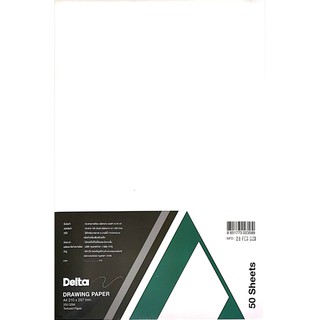 กระดาษร้อยปอนด์ A4 ชนิดหยาบ DELTA 50 แผ่น