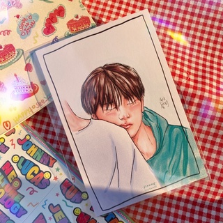 postcard jisung nct fanart 🌷NCTdream 🐹💖