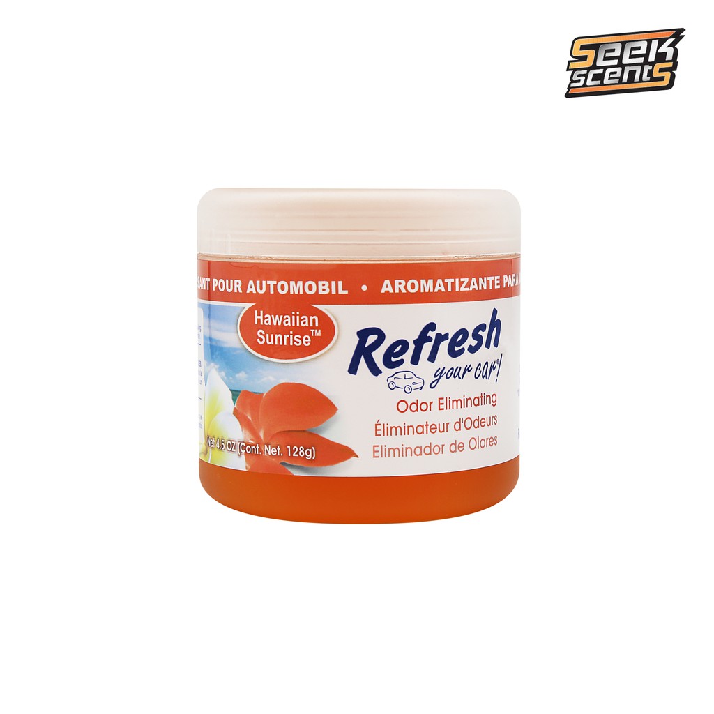 Refresh Your Car Gel Can Hawaiian Sunrise (น้ำหอมปรับอากาศรถยนต์)(REG04)