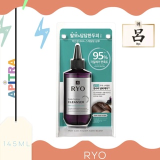 🌟 พร้อมส่ง/แท้100%🌟Ryo deep cleansing 145ml. ดีท็อกซ์หนังศรีษะ สาเหตุผมร่วง