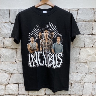 เสื้อยืดผ้าฝ้ายพิมพ์ลายขายดีเสื้อวง INCUBUS หลัง TOUR ลิขสิทธิ์แท้ นำเข้าจาก USA