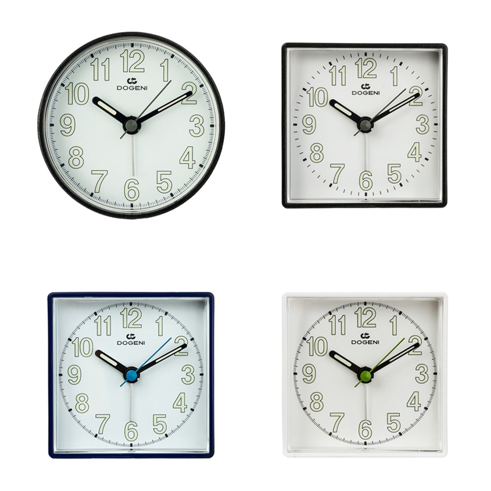 DOGENI นาฬิกาปลุก ตั้งโต๊ะ รุ่น TEP001,TEP002 (TEP001BL,TEP002BL,TEP002BU,TEP002WT,TEP001BU)