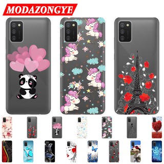 เคสสำหรับ Samsung Galaxy A02S เคส เคสซิลิโคน Soft Back Cover Galaxy A02S GalaxyA02S Case Silicone