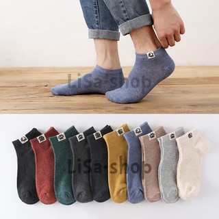 🧦🧦 มาใหม่ 10 สี ถุงเท้าข้อสั้น ถุงเท้าแฟชั่น ใส่ออกกำลังกาย S07🧦🧦