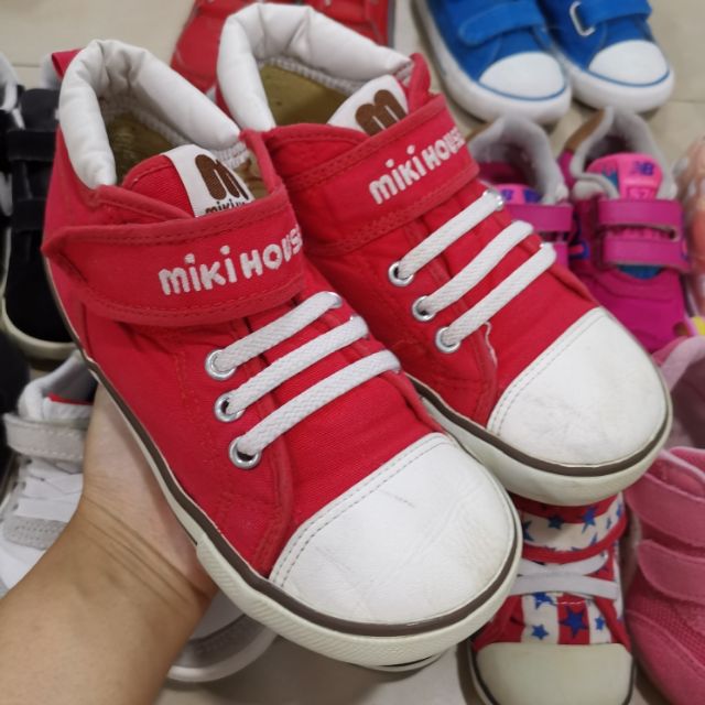 Mikihouse รองเท้าเด็กมือสองสภาพดี​ ขนาด​ 19​ cm