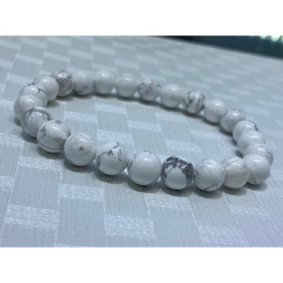 Howlite bracelet 8.5mm