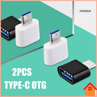 [Ni] ตัวแปลง Type-C เป็น USB OTG ความเร็วสูง ตัวผู้ เป็นตัวเมีย สําหรับแฟลชไดรฟ์ เมาส์ 2 ชิ้น