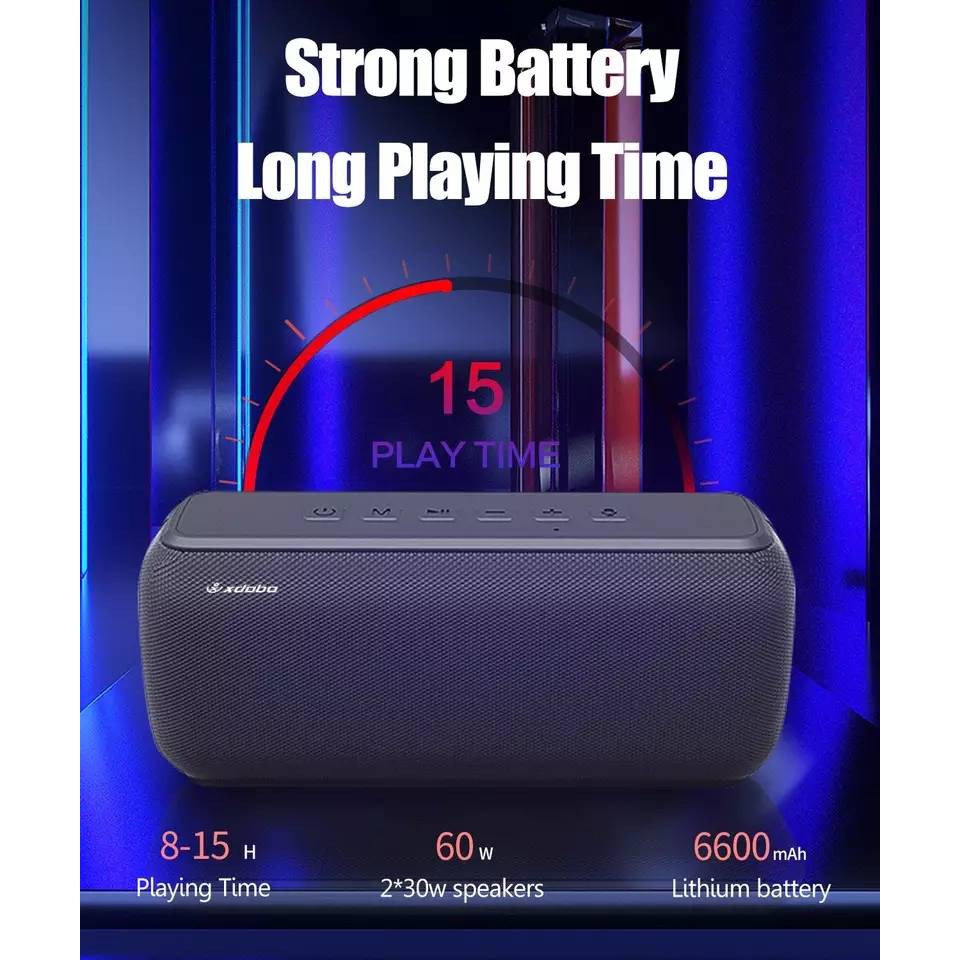 ลำโพงบลูทูธ Xdobo X8 Gen2 Bluetooth XDOBO X8II รุ่นอัพเกรด