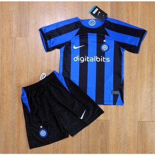 ชุดบอลเด็ก อินเตอร์ มิลาน Inter Milan Kit 2022/23 AAA (TTพร้อมส่ง)