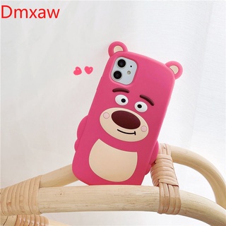 Strawberry Bear Phone Case For OPPO A55 A72 5G A93 A72 A52 A92 Reno 5 4 Pro 4 SE 4Z 5G 4f 4 Lite 2 Z A9 A5 2020 F11 A12 A7 A5S A12e A3S A3 R17 R15 R11S Cute Covers Soft Carton Cover Original Silicone Cases