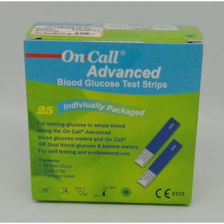 On Call Advanced Blood Glucose Test Strips