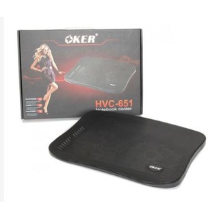 พัดลมระบายความร้อน OKER 2Fan รุ่น HVC-651