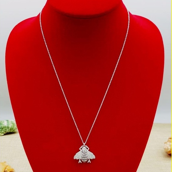 Brassking : NLF 10051 สร้อยคอพร้อมจี้รูปผึ้ง งานคุณภาพ 💕