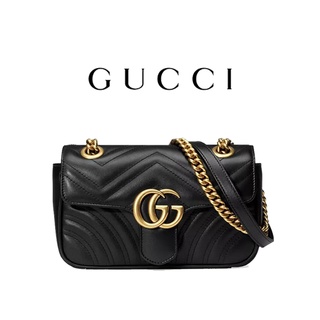 (Imported goods smoking allemand) super price were in Shopee genuine 100% GG Gucci Marmont super mini